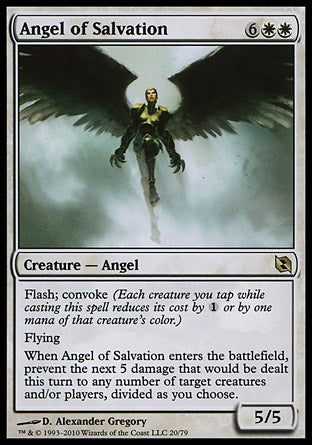 Angel of Salvation (Duel Decks: Elspeth vs Tezzeret) Medium Play