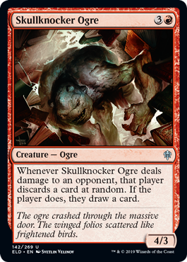 Skullknocker Ogre (Throne of Eldraine) Light Play