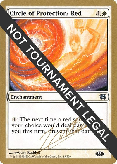 Circle of Protection  Red   2004 Julien Nuijten  8ED   SB|0|0|0.00