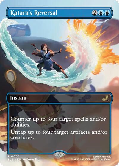 Katara's Reversal (Borderless) (Avatar: The Last Airbender: Eternal-Legal) Light Play Foil