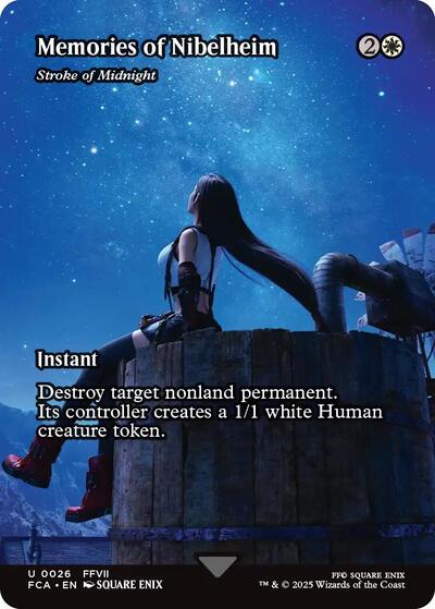 Memories of Nibelheim - Stroke of Midnight (Showcase) (Universes Beyond: FINAL FANTASY: Through the Ages) Near Mint