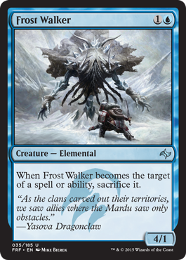 Frost Walker (Fate Reforged) Light Play