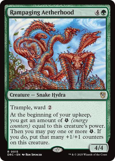 Rampaging Aetherhood (Commander: Aetherdrift) Near Mint
