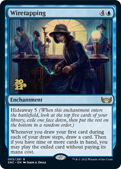 Wiretapping (Promos: Prerelease Cards) Near Mint Foil