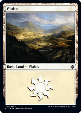 Plains (252) (Throne of Eldraine) Near Mint