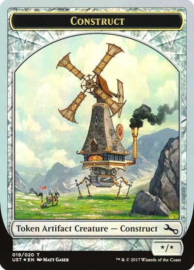 Construct Token (Unstable) Light Play Foil