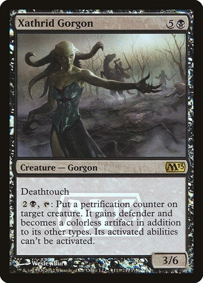 Xathrid Gorgon (Promos: Prerelease Cards) Heavy Play Foil