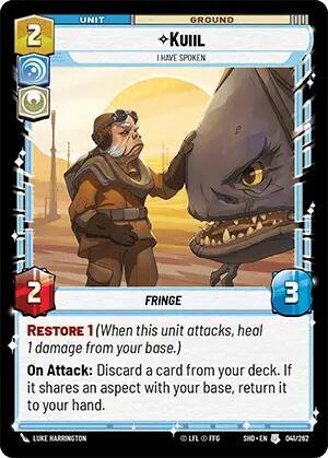 Kuil I Have Spoken (Shadows of the Galaxy) Near Mint Foil