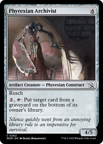 Phyrexian Archivist (March of the Machine) Medium Play Foil