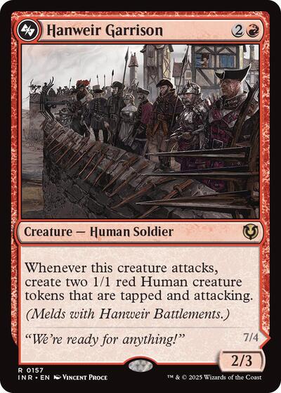 Hanweir Garrison (Innistrad Remastered) Light Play