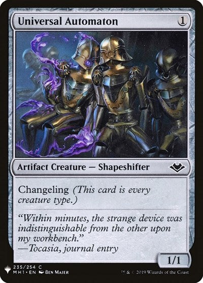 Universal Automaton (Mystery Booster) Light Play