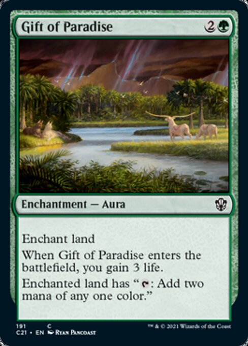 Gift of Paradise (Commander 2021 Strixhaven) Light Play
