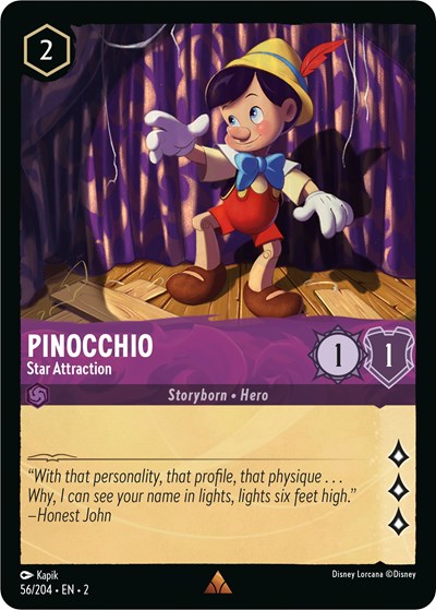 Pinocchio - Star Attraction (Rise of the Floodborn) Near Mint