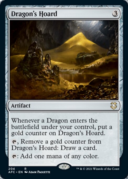 Dragon's Hoard (Commander 2021 Forgotten Realms) Light Play
