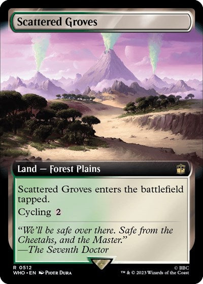 Scattered Groves (Extended Art) (Universes Beyond: Doctor Who) Light Play Foil