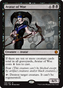 Avatar of Woe (Conspiracy: Take the Crown) Light Play