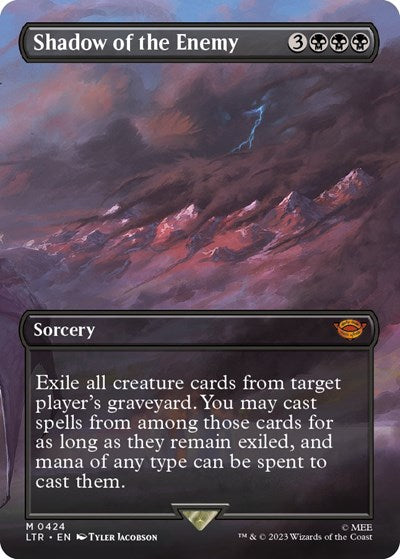 Shadow of the Enemy (Borderless) (Universes Beyond: The Lord of the Rings: Tales of Middle-earth) Light Play