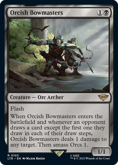 Orcish Bowmasters (Universes Beyond: The Lord of the Rings: Tales of Middle-earth) Near Mint Foil