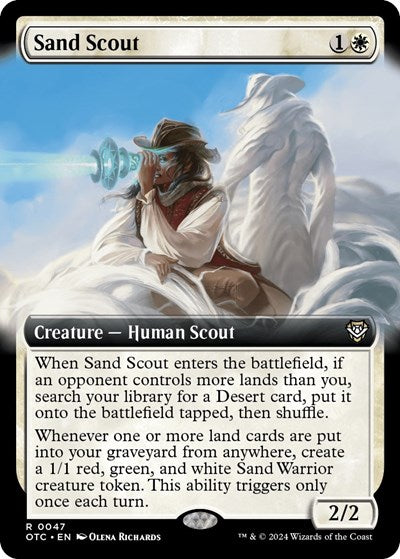 Sand Scout (Extended Art) (Commander: Outlaws of Thunder Junction) Light Play