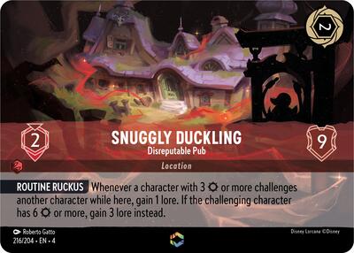 Snuggly Duckling - Disreputable Pub (Enchanted) (Ursula's Return) Near Mint Holofoil