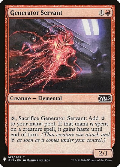 Generator Servant (Mystery Booster) Near Mint