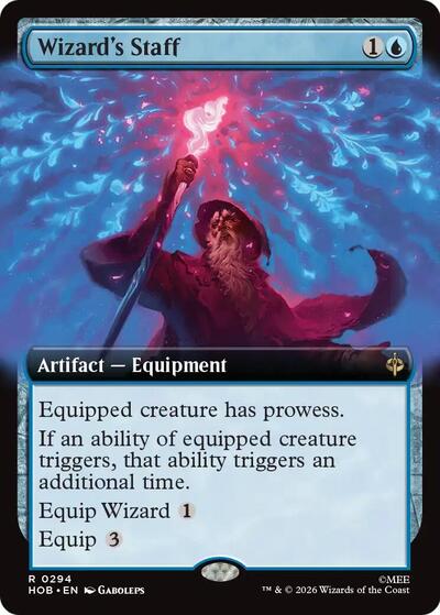 Wizard s Staff  Extended Art|1|0|0.00