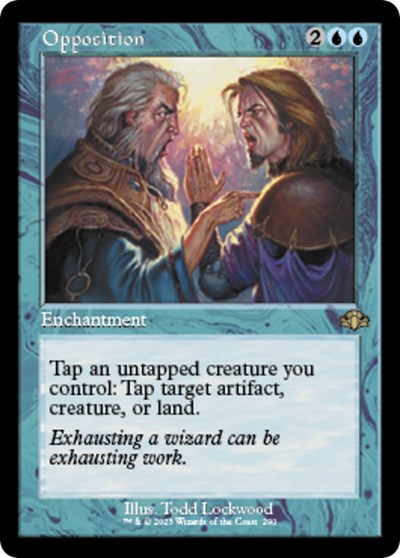 Opposition (Retro Frame) (Dominaria Remastered) Near Mint Foil