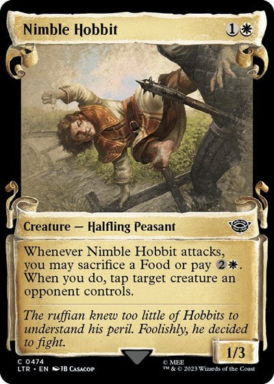 Nimble Hobbit (Showcase Scrolls) (Universes Beyond: The Lord of the Rings: Tales of Middle-earth) Near Mint
