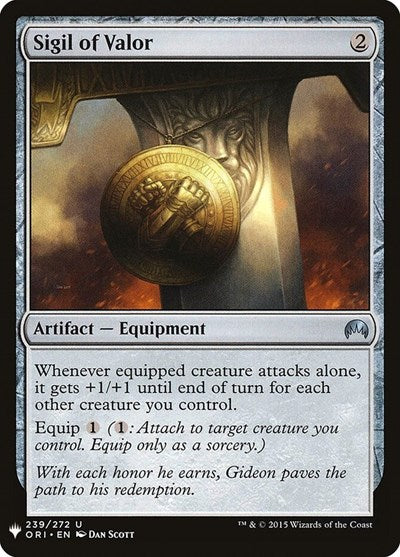 Sigil of Valor (Mystery Booster) Near Mint