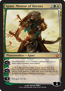 Ajani, Mentor of Heroes (Journey into Nyx) Damaged / Poor