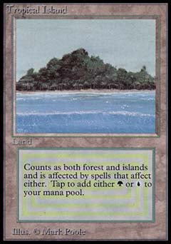 Tropical Island (Alpha) Near Mint