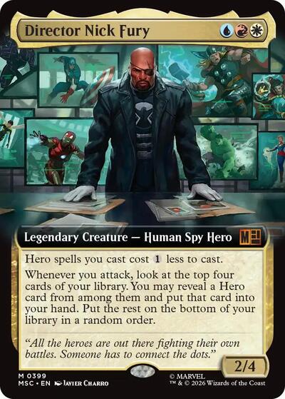 Director Nick Fury  Extended Art|1|0|0.00
