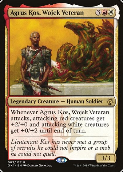 Agrus Kos, Wojek Veteran (Guilds of Ravnica: Guild Kits) Light Play