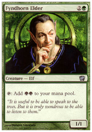Fyndhorn Elder (8th Edition) Light Play