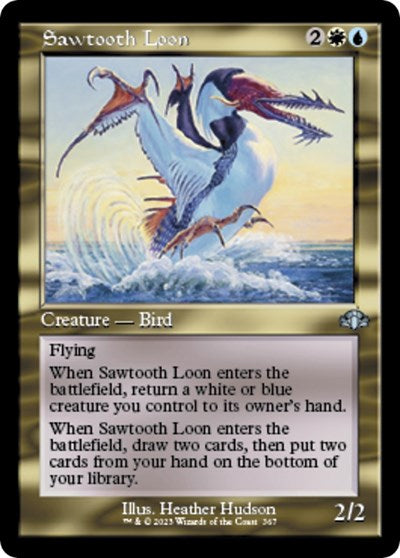 Sawtooth Loon (Retro Frame) (Dominaria Remastered) Near Mint Foil