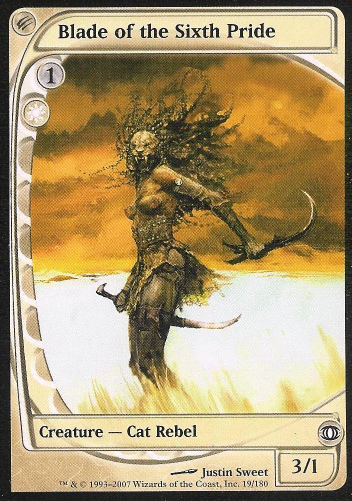 Blade of the Sixth Pride (Futuresight) Light Play Foil