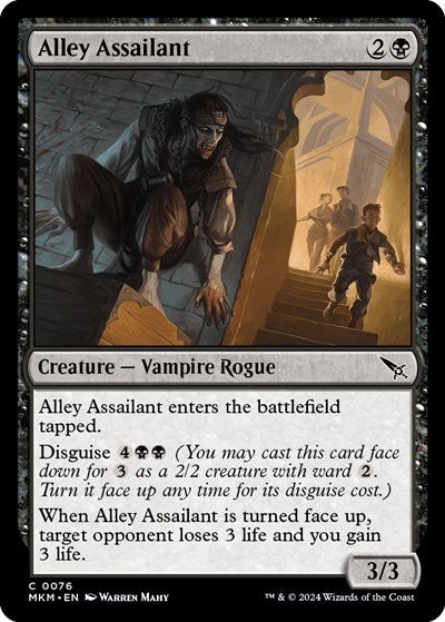 Alley Assailant (Murders at Karlov Manor) Light Play Foil