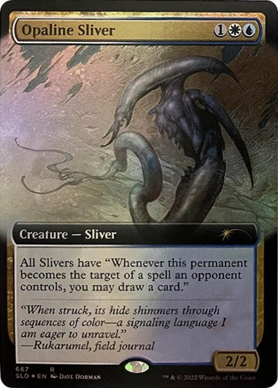 Opaline Sliver (Extended Art) (Secret Lair) Medium Play Foil