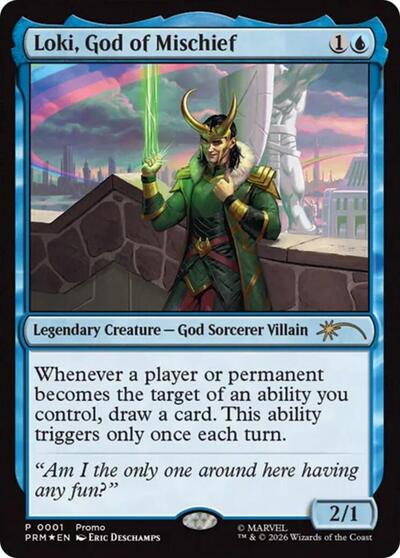 Loki, God of Mischief (Promos: Media) Near Mint Foil