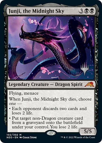 Junji, the Midnight Sky (Promo Pack: Kamigawa: Neon Dynasty) Near Mint