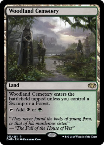 Woodland Cemetery (Dominaria Remastered) Near Mint Foil