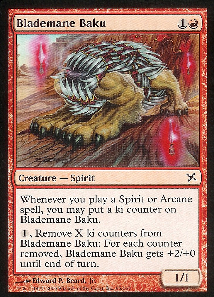 Blademane Baku (Betrayers of Kamigawa) Medium Play Foil