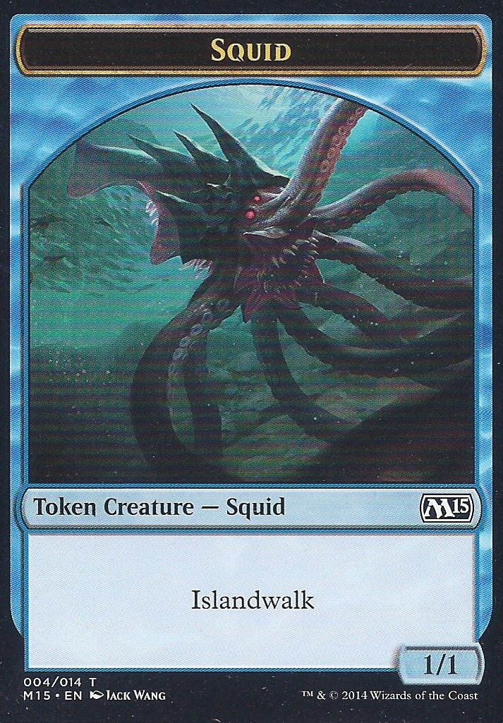 Squid Token (Magic 2015 Core Set) Medium Play