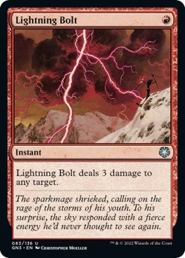 Lightning Bolt (Magic Game Night: Free-For-All) Light Play