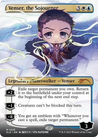 Venser, the Sojourner (Rainbow Foil) (Secret Lair) Damaged / Poor Foil