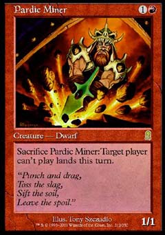 Pardic Miner (Odyssey) Near Mint Foil