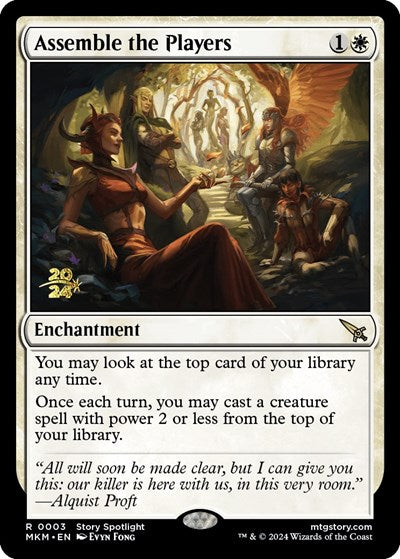 Assemble the Players (Promos: Prerelease Cards) Light Play Foil