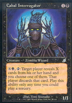 Cabal Interrogator (Scourge) Light Play Foil