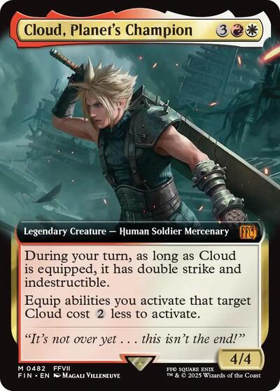 Cloud, Planet's Champion (Extended Art) (Universes Beyond: FINAL FANTASY) Near Mint