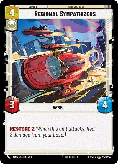 Regional Sympathizers (Spark of Rebellion) Near Mint Foil